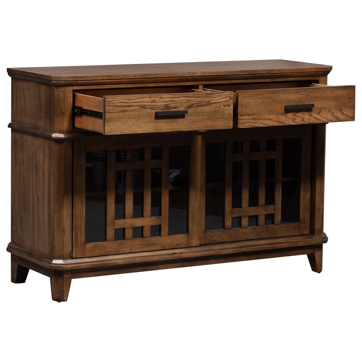 Liberty Furniture Santa Rosa II 227SR5436 Mission Server with Felt